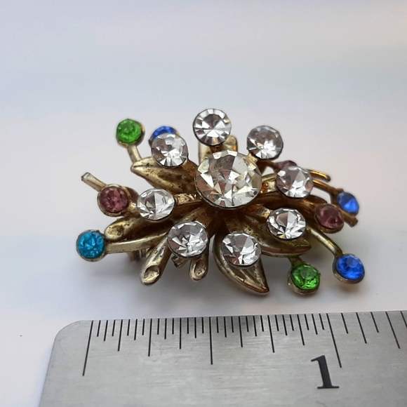 Vintage Rhinestone Brooch - Picture 3 of 5